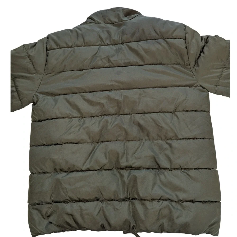 The Childrens Place Puffer Jacket Olive Green‎ Kids Size XL 14 Winter Coat